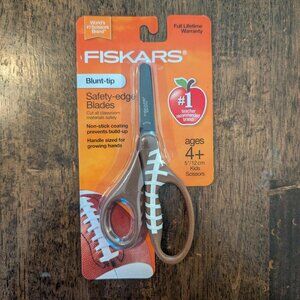 *10/$10* Fiskars Kid's Brown Football Safety Scissors